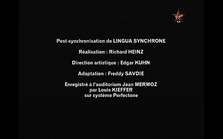 Generique de film en anglais