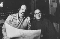 Ennio Morricone e Brian de Palma (c) D.R.